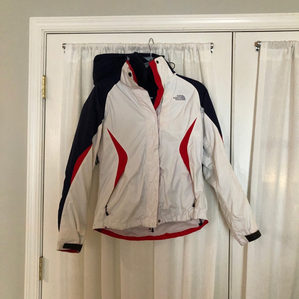 North face three in one coat